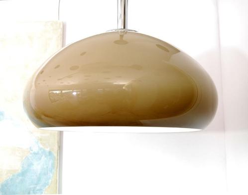 Space Age Mushroom Hanglamp Extra Large met 3 fittingen, Huis en Inrichting, Lampen | Hanglampen, Zo goed als nieuw, Minder dan 50 cm