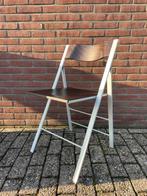 Designer Stoel Pocket - Hout & Metaal, Ophalen, Bruin, Nieuw, Vier