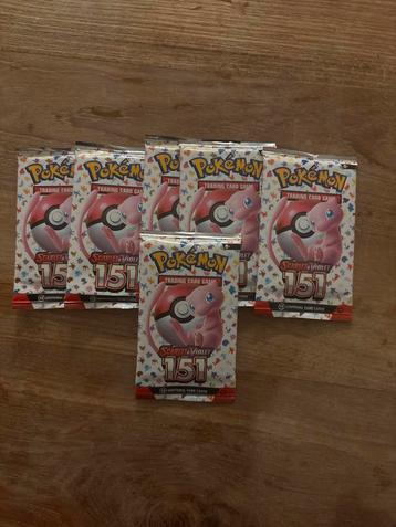 151 Pokémon Scarlet & Violet Packs beschikbaar voor biedingen