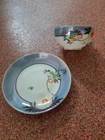 antieke Japanse kop en schotel, Antiek en Kunst, Antiek | Porselein, Verzenden