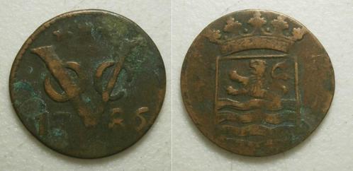 PD10204 Zeeland VOC Duit 1786, Postzegels en Munten, Munten | Nederland, Losse munt, 1 cent, Vóór koninkrijk, Ophalen of Verzenden