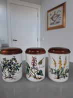 Set van 3 grote voorraadpotten Villeroy en Boch Botanica, Ophalen of Verzenden, Zo goed als nieuw, Overige stijlen, Overige typen