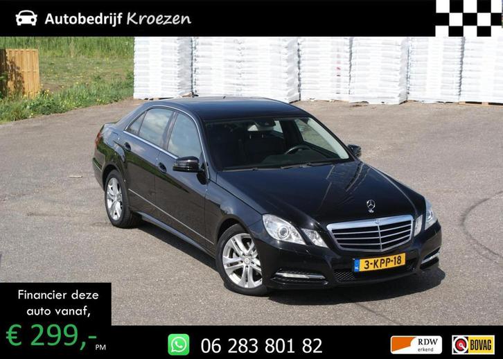 Mercedes-Benz E-klasse 200 CGI Business Class Avantgarde | L, Auto's, Mercedes-Benz, Bedrijf, Te koop, E-Klasse, ABS, Airbags