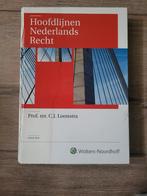 Hoofdlijnen Nederlands Recht, Ophalen of Verzenden, Zo goed als nieuw