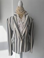 Zara blazer beige blauw xl 40 42, Kleding | Dames, Jasjes, Kostuums en Pakken, Verzenden, Maat 42/44 (L), Zo goed als nieuw, Jasje
