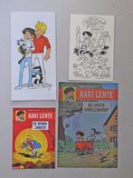 Bob Mau - Kari Lente - nieuwjaarskaart - tentoonstelling, Verzenden, Overige figuren, Zo goed als nieuw, Plaatje, Poster of Sticker