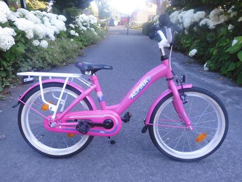 prachtige 18 inch roze Alpina Girlpower, Fietsen en Brommers, Fietsen | Kinderfietsjes, Zo goed als nieuw, 16 tot 20 inch, Ophalen