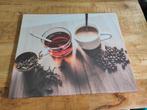 Thee en koffie canvas, Ophalen, Zo goed als nieuw, Schilderij, Minder dan 50 cm