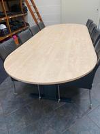 Ovale Tafel Eettafel inclusief 8 Stoelen 3.20 x 1.30 meter, Huis en Inrichting, Tafels | Eettafels, Ophalen, 100 tot 150 cm, 200 cm of meer