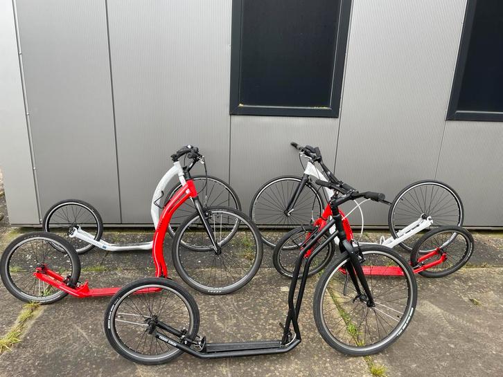 Kickbike race max, Yedoo s2620 en dragstr steps, Fietsen en Brommers, Steps, Gebruikt, Kickbike, Ophalen