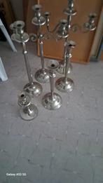 6 kandelaars groot, Ophalen of Verzenden, Koper of Brons