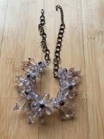 Retro ketting met bloemen, verstelbare lengte, Overige materialen, Verstelbaar, Overige kleuren, Ophalen of Verzenden