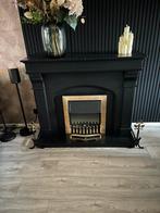 Elektrische haard met schouw, Huis en Inrichting, Ophalen, Gebruikt, Vrijstaande haard, Elektrische haard