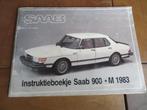 instructieboek Saab 900, 900 Turbo 1983 + el.schema + gar., Ophalen of Verzenden