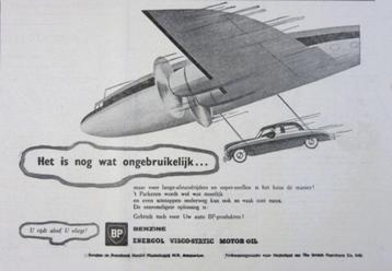 7 vintage advertenties reclames olie benzine 1957 motorolie beschikbaar voor biedingen