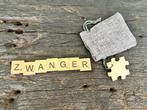 Scrabble letters ZWANGER leuk voor aankondiging, Ophalen of Verzenden, Zo goed als nieuw