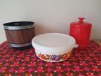 Retro vintage Emsa West Germany EMSA bloempot bus doos, Ophalen of Verzenden, Overige typen
