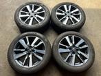 4x100 16 inch Org Nissan Micra k14 Velgen + allseason banden, Ophalen, Gebruikt, 16 inch, Banden en Velgen