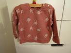 Hema - sweat trui met konijntjes maat 74, Kinderen en Baby's, Babykleding | Maat 74, Ophalen of Verzenden, Zo goed als nieuw, Hema