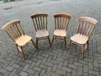 4 antieke stoelen, Ophalen, Gebruikt, Bruin, Vier