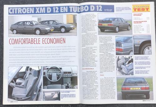 Citroen XM ( 2,0i - D12 - V6 ) testen in Autovisie e.a., Boeken, Auto's | Folders en Tijdschriften, Gelezen, Citroën, Ophalen of Verzenden