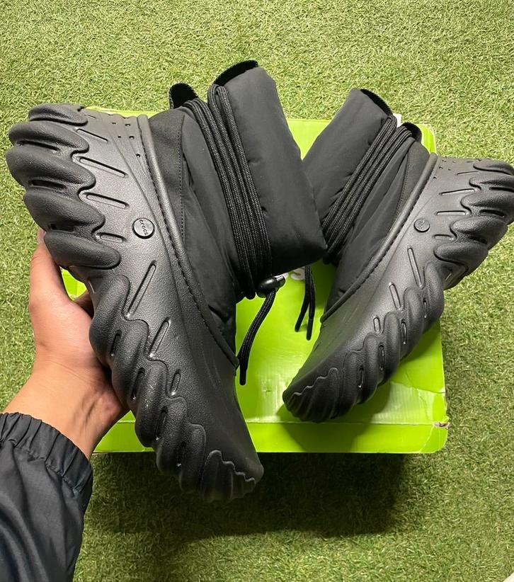 Crocsa Echo Boot “Black” (Insulated)  Maat: 48-49, Kleding | Heren, Schoenen, Nieuw, Boots, Zwart, Ophalen of Verzenden