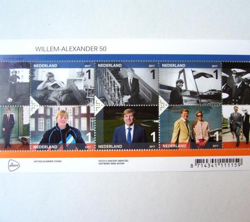 Frankeergeldig 10x1,31 postfris vel blok Willem Alexander, Postzegels en Munten, Postzegels | Nederland, Postfris, Na 1940, Ophalen of Verzenden