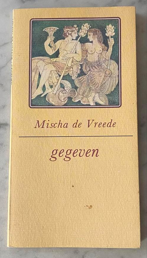 GEGEVEN - Mischa de Vreede (1988), Boeken, Romans, Gelezen, Nederland, Verzenden
