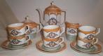 Antiek porselein thee/koffie servies, Ophalen of Verzenden