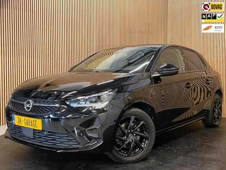 Opel Corsa 1.2 GS Line|BLACK EDITION|AUTOMAAT|CARPLAY|360 CA, Auto's, Opel, Bedrijf, Te koop, Corsa, 360° camera, ABS, Achteruitrijcamera