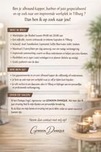 Stoel Verhuur Kapsalon, Eén persoon, Cadeaubon