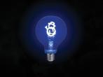 Vellight Ledlamp Sneeuwman Decoratief Blauw Filament 2 W E27, Led-lamp, Minder dan 30 watt, Verzenden, .