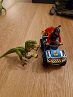 Schleich set terreinwagen met Dinosaurus, Ophalen, Zo goed als nieuw, Jongen of Meisje