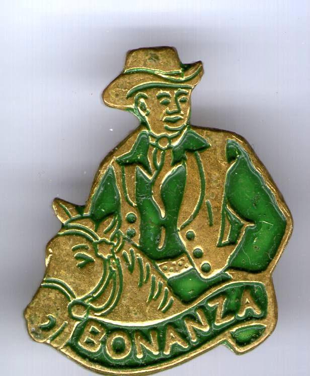 Bonanza Ben groen op koper TV/stripfiguur speldje ( R_057 ), Verzamelen, Speldjes, Pins en Buttons, Nieuw, Speldje of Pin, Figuurtje