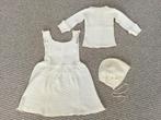 Antiek babyjurkje met bijpassend truitje en mutsje, Antiek en Kunst, Antiek | Kleding en Accessoires, Ophalen of Verzenden, Kinderen