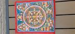 Mandala Thangka, traditioneel Boeddhistisch schilderij. , Antiek en Kunst, Ophalen of Verzenden