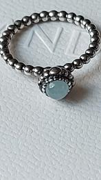 Originele Pandora zilveren bolletjes ring  blauw maat 56, Ophalen of Verzenden, Zo goed als nieuw, 17 tot 18, Dame