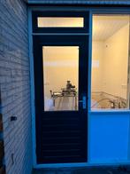 Houten achter/voordeur, Doe-het-zelf en Verbouw, Deuren en Horren, Ophalen, Gebruikt, 80 tot 100 cm, Buitendeur