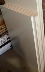 4 stuks witte planken 60 x 80 cm, Doe-het-zelf en Verbouw, Platen en Panelen, Ophalen, Zo goed als nieuw