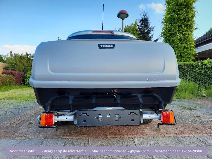 TE HUUR Thule BackUp trekhaakbox bagagekoffer trekhaakkoffer, Auto diversen, Dakkoffers, Zo goed als nieuw, Ophalen