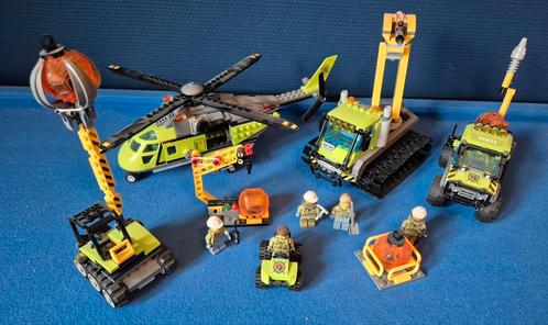 Lego city Vulkaan serie 60121, 60122 en 60123, Kinderen en Baby's, Speelgoed | Duplo en Lego, Zo goed als nieuw, Lego, Complete set
