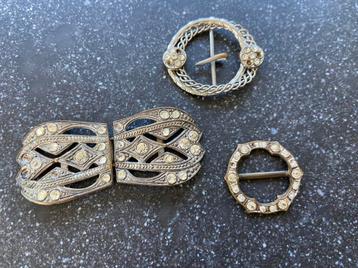 Vintage kostuum juwelen costume juwelry gesp ceintuur  beschikbaar voor biedingen