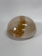 vintage Peill & Putzler plafondlamp 'Cirrus' goud zacht geel, Ophalen of Verzenden, Zo goed als nieuw, Glas, Mid Century