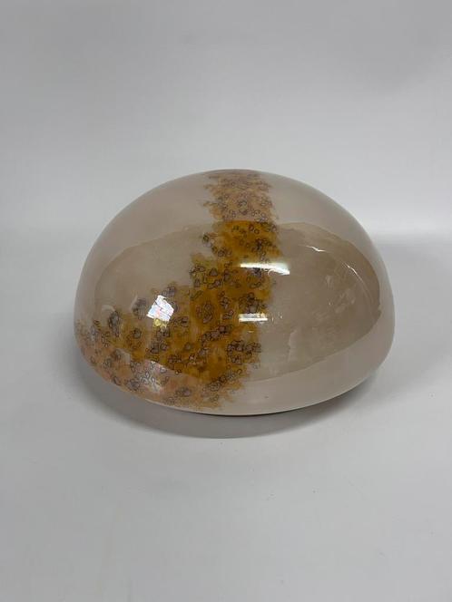 vintage Peill & Putzler plafondlamp 'Cirrus' goud zacht geel, Huis en Inrichting, Lampen | Plafondlampen, Zo goed als nieuw, Glas