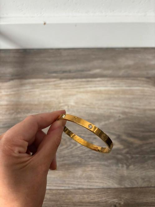 Cartier LOVE armband, Sieraden, Tassen en Uiterlijk, Armbanden, Zo goed als nieuw, Zilver, Ophalen of Verzenden