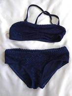 SHIWI crochet bikini bandeau blauw maat 116, Ophalen of Verzenden, Zo goed als nieuw, Meisje, Bikiniset