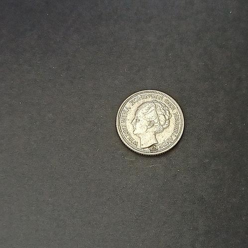 10 cent (dubbeltje) 1944 PE Wilhelmina, Postzegels en Munten, Munten | Nederland, Losse munt, 10 cent, Koningin Wilhelmina, Ophalen of Verzenden
