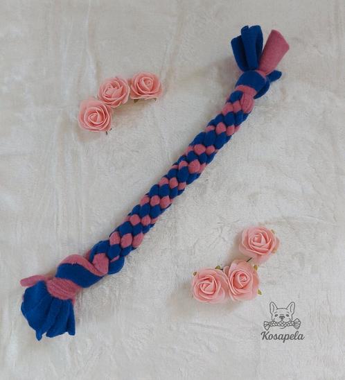 Handgemaakt fleece touw voor honden, Dieren en Toebehoren, Hondenspeelgoed, Nieuw, Touwen, Ophalen of Verzenden