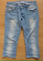Super coole jeans tot over de knie maat 38 met washed effect, Blauw, W30 - W32 (confectie 38/40), Ophalen of Verzenden, Zo goed als nieuw