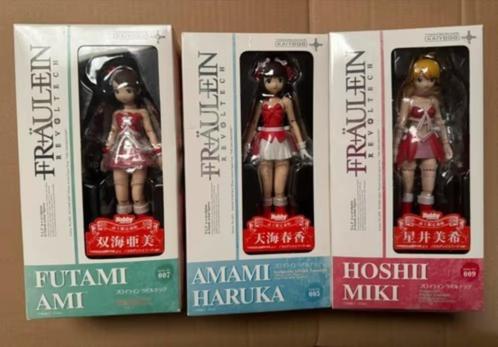 Anime Idolmasters -- Revoltech Fraulein set van 3 figuren, Verzamelen, Poppetjes en Figuurtjes, Nieuw, Verzenden